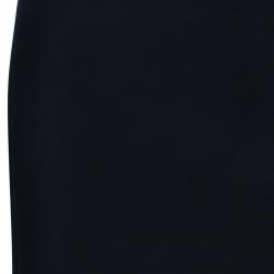 Dior Black Pencil Back Detail Skirt S