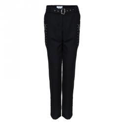 Dior Black Studded Trousers L