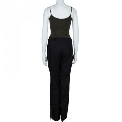 Dior Black Studded Trousers L