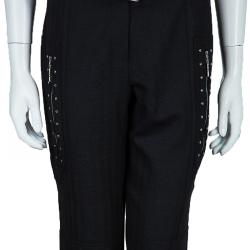 Dior Black Studded Trousers L