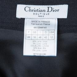Dior Black Studded Trousers L