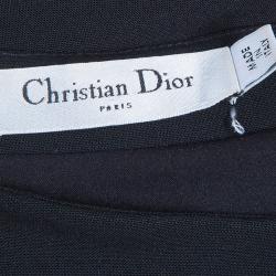 Pre Owned Dior Black Fitted Dress M