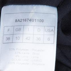 Pre Owned Dior Black Fitted Dress M