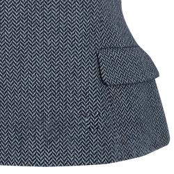 Dior Grey Sleeveless Wool Top M