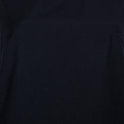 Dior Black Drop Waist Pleated Dress M