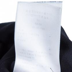 Dior Black Drop Waist Pleated Dress M