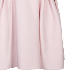 Dior Pink Wool Flare Dress M
