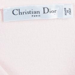 Dior Pink Wool Flare Dress M