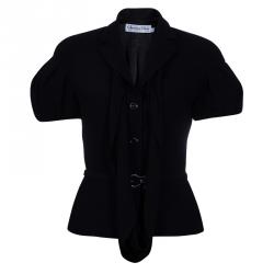 Dior Black Short Sleeve Jacket M