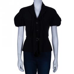 Dior Black Short Sleeve Jacket M