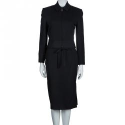 Dior Black Skirt Suit M