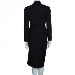 Dior Black Skirt Suit M