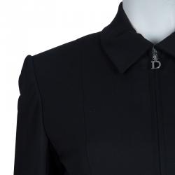 Dior Black Skirt Suit M