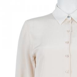 Dior Beige Button Down Shirt M