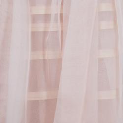 Pre Owned Dior Beige Layered Horizontal Pintuck Detail Silk Skirt M