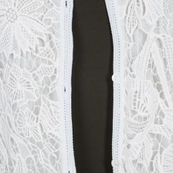 Dior Blush Pink Lace Overlay Cardigan S