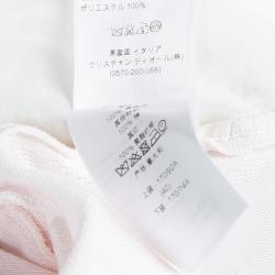 Dior Blush Pink Lace Overlay Cardigan S