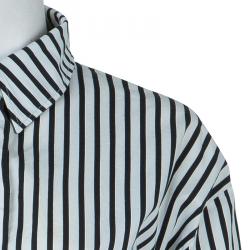 Dior Monochrome Multi-Direction Striped Long Sleeve Shirt L
