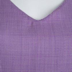 Pre Owned Dior Purple Jacquard Wool Belted Sleeveless Dress M