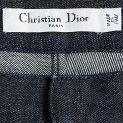 Dior Blue Dark Wash Denim Slim Fit Jeans M