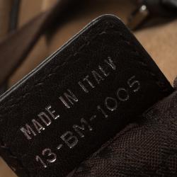 Pre Owned Dior Brown/Beige Leather Multi Pocket Tote