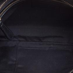 Pre Owned حقيبة كلاتش ديور جلد مبطنة كاناج سوداء