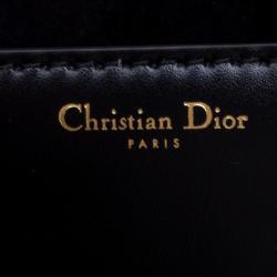 مملوكة مسبقًا Dior Black Leather Dio(r)evolution Clutch