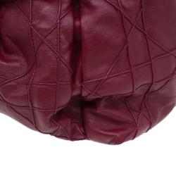 Pre Owned حقيبة ديور كاناج لو ترينت جلد خروف أحمر