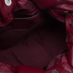 Pre Owned حقيبة ديور كاناج لو ترينت جلد خروف أحمر