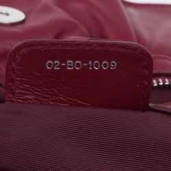 Pre Owned حقيبة ديور كاناج لو ترينت جلد خروف أحمر