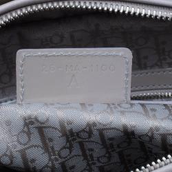 مملوكة مسبقًا Dior Grey Patent Leather Extra Large Lady Dior Tote