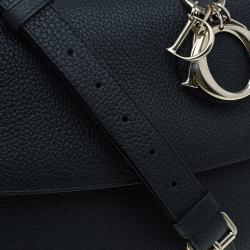 مملوكة مسبقًا Dior Black Leather Medium Be Dior Shoulder Bag
