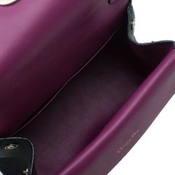 مملوكة مسبقًا Dior Black Leather Medium Be Dior Shoulder Bag