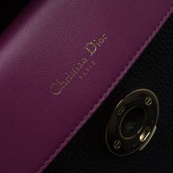 مملوكة مسبقًا Dior Black Leather Medium Be Dior Shoulder Bag