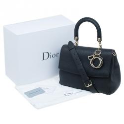 مملوكة مسبقًا Dior Black Leather Medium Be Dior Shoulder Bag