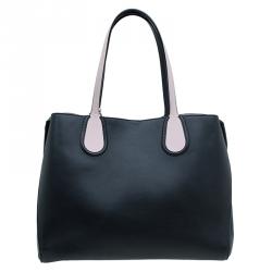 مملوكة مسبقًا حقيبة ديور" ديور أديكت" جلد وردي/أسود صغيرة