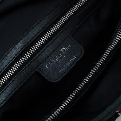 مملوكة مسبقًا Dior Black Cannage Quilted Satin Charming Lock Tote