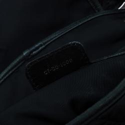 مملوكة مسبقًا Dior Black Cannage Quilted Satin Charming Lock Tote