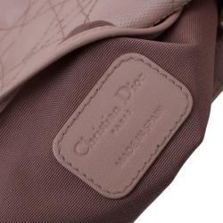 مملوكة مسبقًا Dior Pink Cannage Quilted Coated Canvas Panarea Clutch