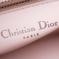 Pre Owned Dior Lemon Yellow Calfskin Leather Mini Diorama Flap Bag