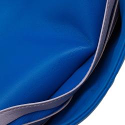 Pre Owned حقيبة يد صغيرة ديور ميس ديور برومينيد جلد مبطنة زرقاء