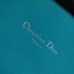 Pre Owned حقيبة كلتش ديور سلسلة نيو لوك جلد تركواز