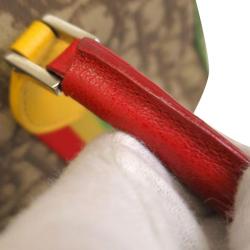 Pre Owned Christian Dior Beige PVC/Leather Rasta Collection Boston Bag