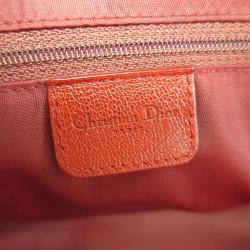 Pre Owned Christian Dior Beige PVC/Leather Rasta Collection Boston Bag