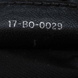 Pre Owned Dior Black Quilted Cannage Leather Le Trente Hobo