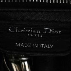 Pre Owned Dior Black Quilted Cannage Leather Le Trente Hobo