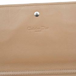 Pre Owned Dior Beige Cannage Leather Wallet on Chain