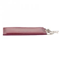 مملوكة مسبقًا Dior Red Metallic Cannage Leather Lady Dior Card Holder