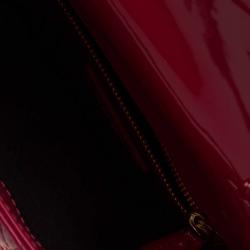 مملوكة مسبقًا حقيبة يد ديور ليدي ديور ميني جلد لامعة حمراء