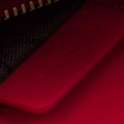 مملوكة مسبقًا حقيبة يد ديور ليدي ديور ميني جلد لامعة حمراء